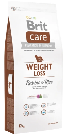 Brit Care Weight Loss Królik Z Ryżem 12kg