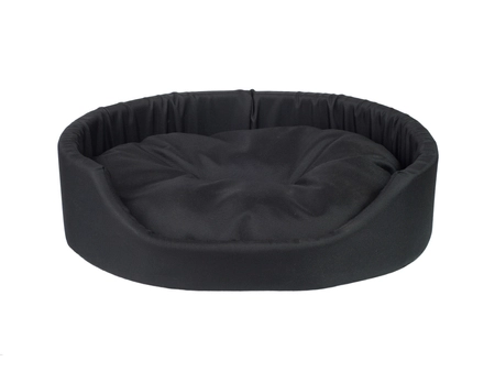AMIPLAY Legowisko Owalne Basic Czarne XS