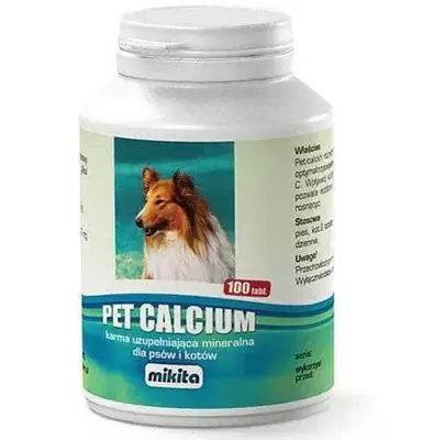 Mikita Pet Calcium 100 Tabletek