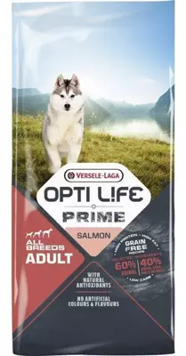 Versele-Laga Opti Life Prime Adult Salmon Karma Bezzbożowa Dla Dorosłych Psów Z Łososiem 12,5kg 